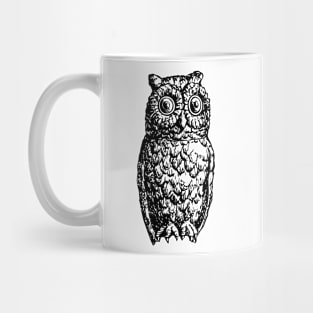 spooky vintage owl Mug